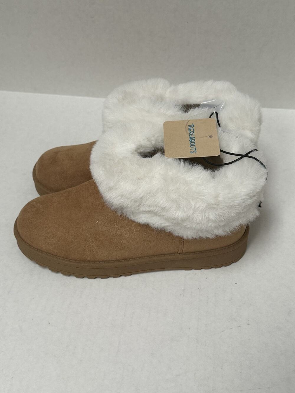 Thereabouts Shoes Faux Fur Cuff Winter Boots Kaylee Cogmac Size 4